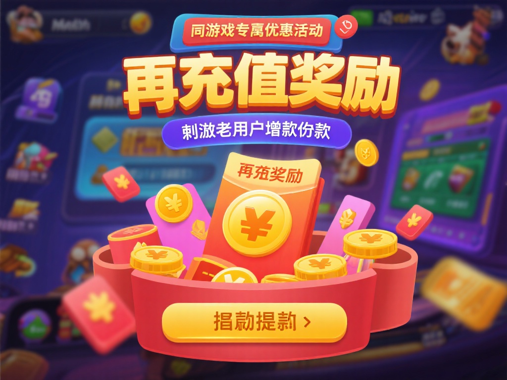 而再充值奖励则是刺激老用户增加存款的一种方式。这种